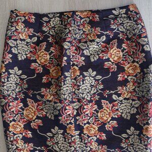 Floral Pencil Skirt